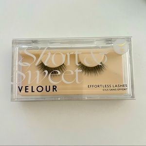 Velour lashes short and sweet